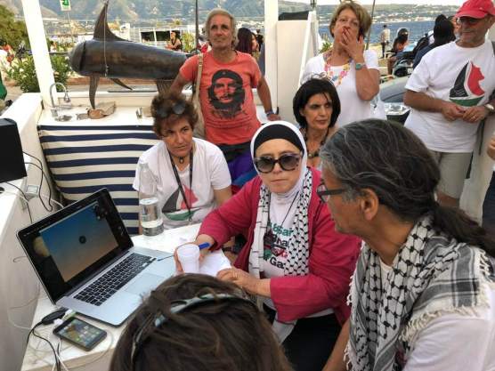 Skyping with Gaza fishers from Messina Sicily