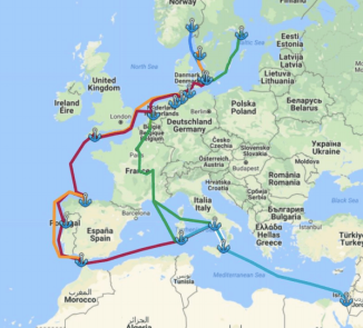 2 Routes in Europe